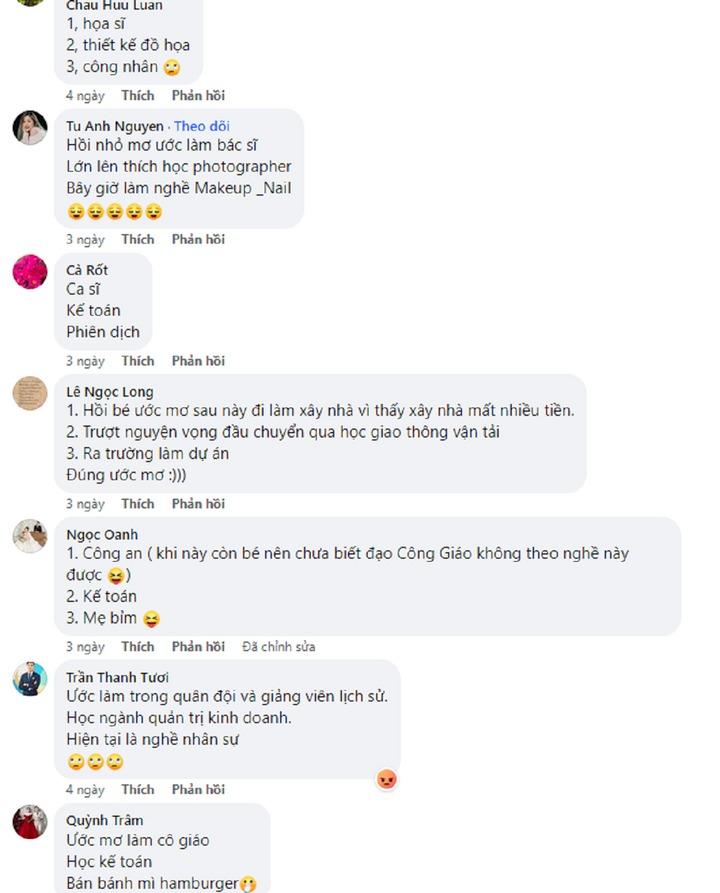 Trào lưu thử thách công khai - ước mơ ngày bé và công việc hiện tại gây sốt-2