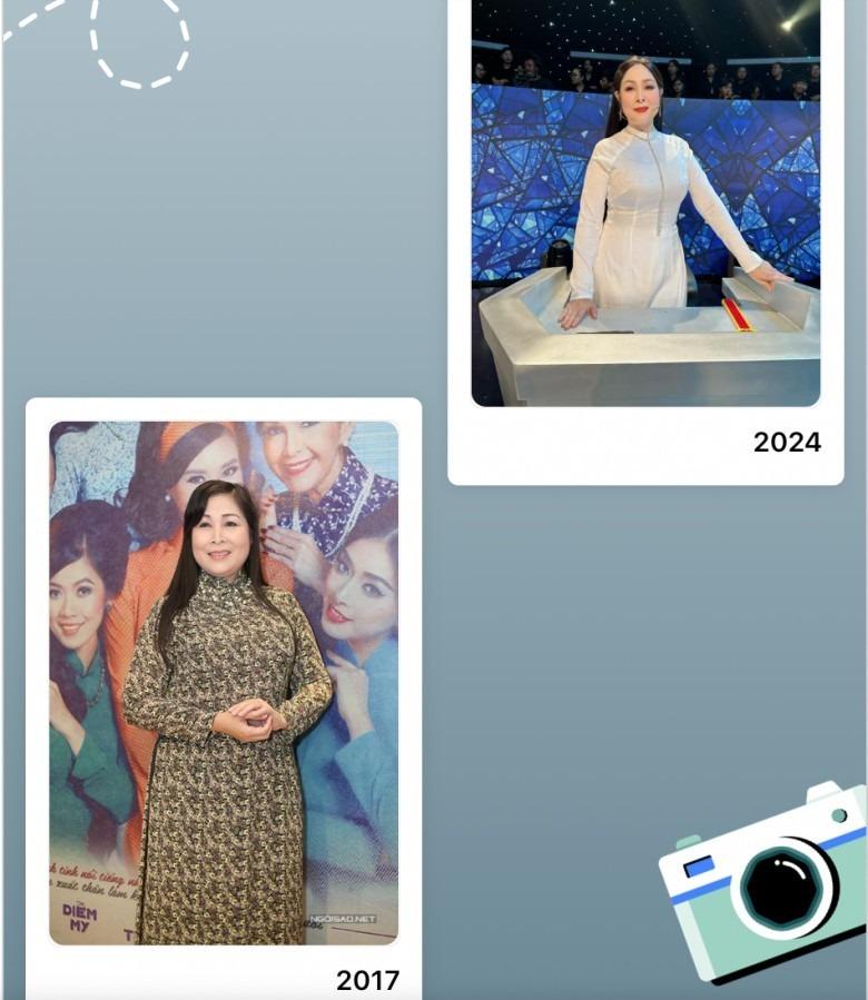 Hồng Vân khoe thành quả nỗ lực giảm 17kg trong suốt 7 năm, tự tin diện áo dài trắng như thuở đôi mươi!-1