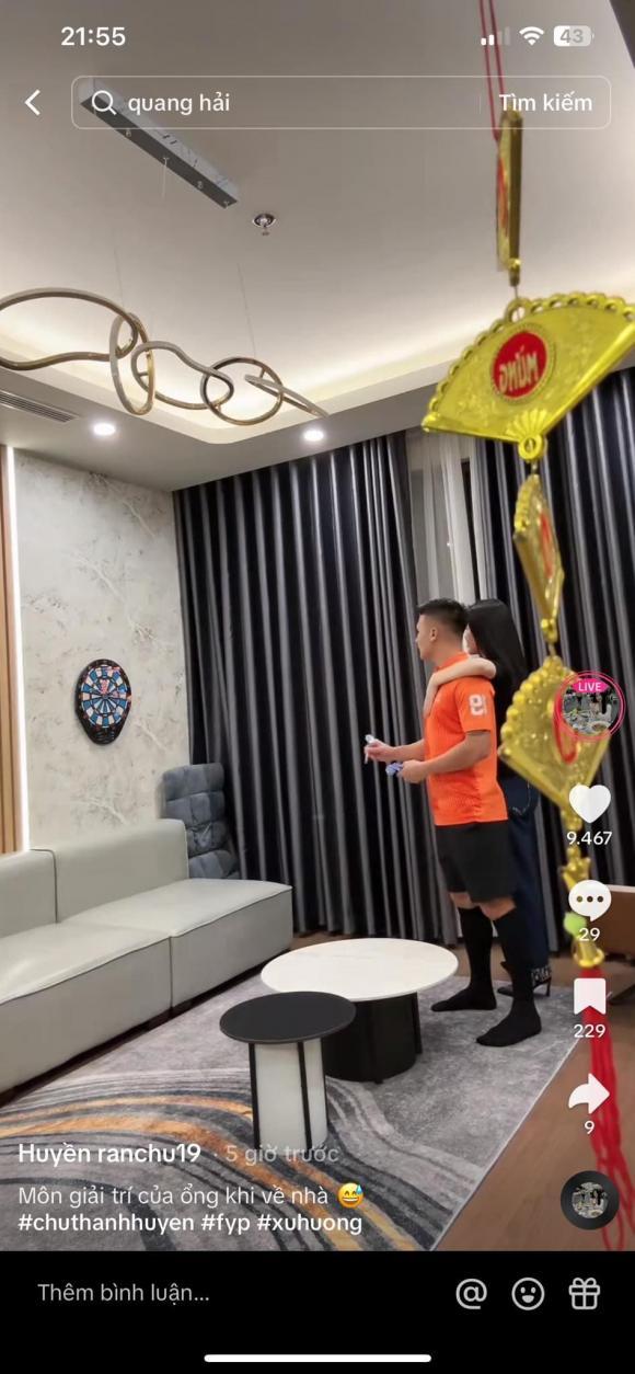 Hé lộ tổ ấm tân hôn sang xịn của Quang Hải và Chu Thanh Huyền-2