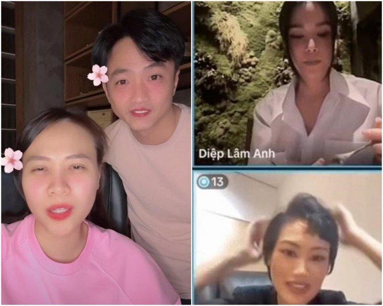 Cường Đô La lỡ lời tiết lộ Diệp Lâm Anh có bạn trai mới, Đàm Thu Trang bối rối phải lấy tay cản chồng?-2