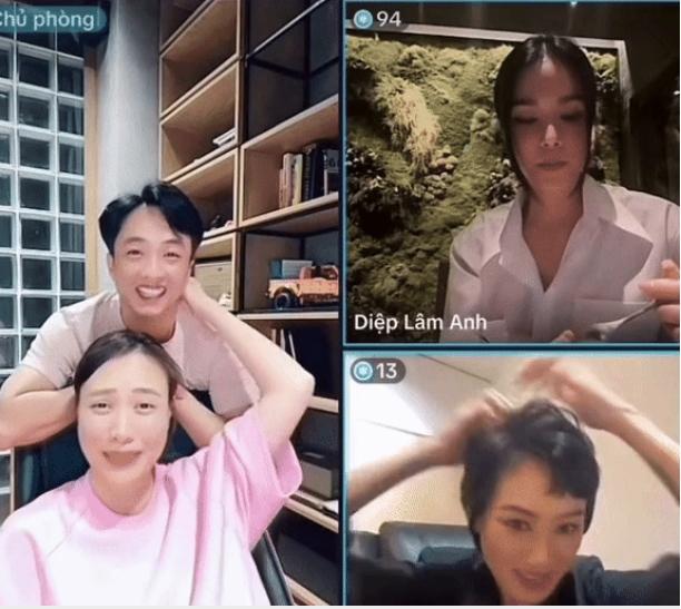 Cường Đô La lỡ lời tiết lộ Diệp Lâm Anh có bạn trai mới, Đàm Thu Trang bối rối phải lấy tay cản chồng?-3