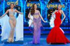 Váy dạ hội lộ nội y tràn ngập Hoa hậu Hòa bình Thái Lan