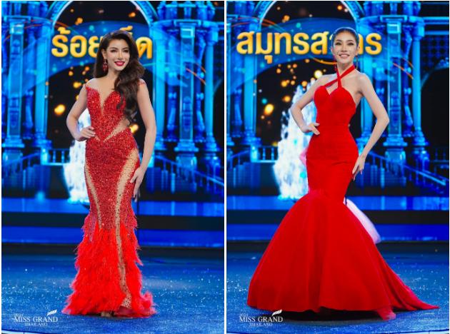 Váy dạ hội lộ nội y tràn ngập Hoa hậu Hòa bình Thái Lan-5