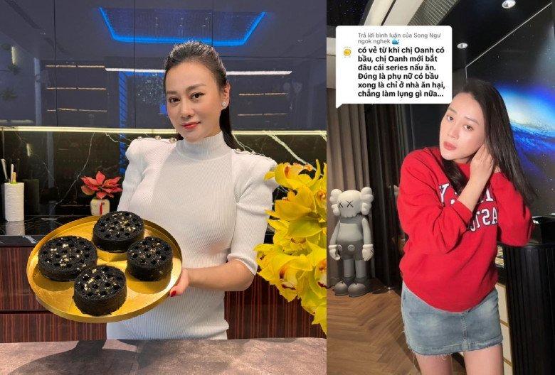 Phản ứng bất ngờ của mẹ bầu Phương Oanh khi nhận bình luận tiêu cực có bầu xong là chỉ ở nhà ăn hại?-1