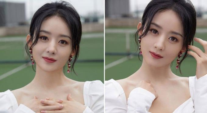 Triệu Lệ Dĩnh tiết lộ cách chăm sóc da mướt mịn như em bé sau sinh nở-3