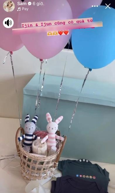 Sam gây chú ý khi khoe nhan sắc ở cữ, lần đầu hé lộ tên của nhóc tỳ song sinh-2