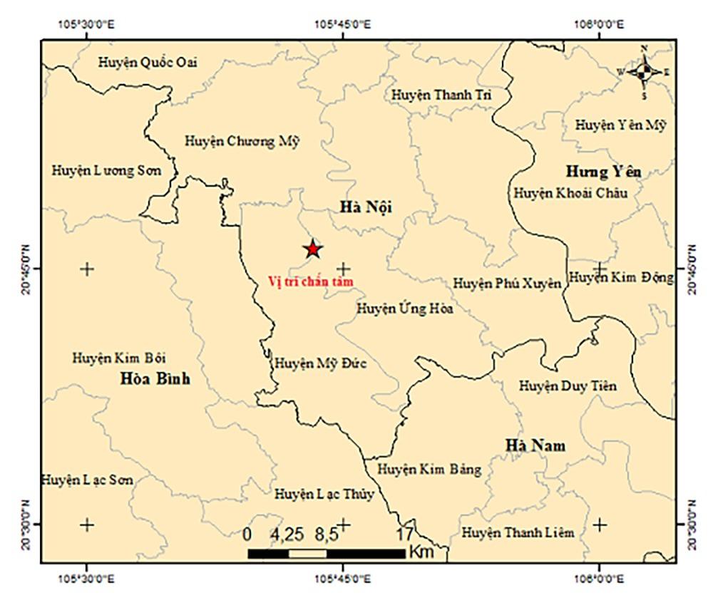Động đất 4 độ richter ở Hà Nội, nhiều nơi rung lắc-1
