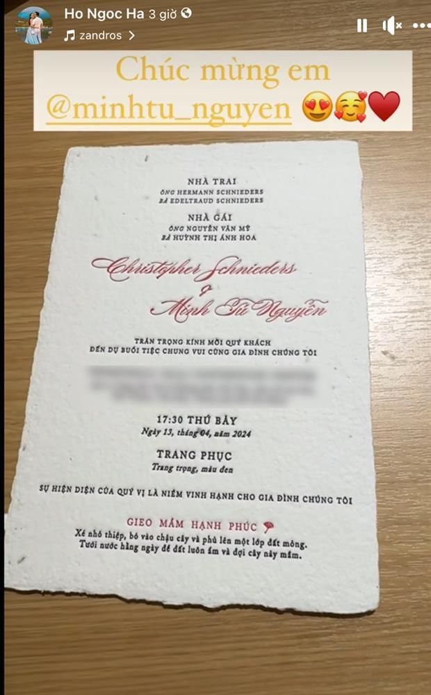 Lý do người mẫu Minh Tú yêu cầu khách mặc đồ đen dự cưới-1