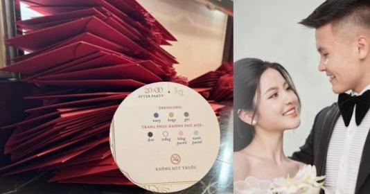 Lộ ảnh thiệp cưới Quang Hải - Chu Thanh Huyền cho 1.600 khách: Địa điểm tại khách 5 sao, nhiều yêu cầu đặc biệt-4