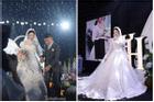 Diện váy cưới cúp ngực 150 triệu đồng, Chu Thanh Huyền rạng ngời bên Quang Hải