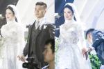 Quang Hải có hành động tinh tế với Chu Thanh Huyền ở đám cưới, biểu cảm căng thẳng trước họ nhà gái