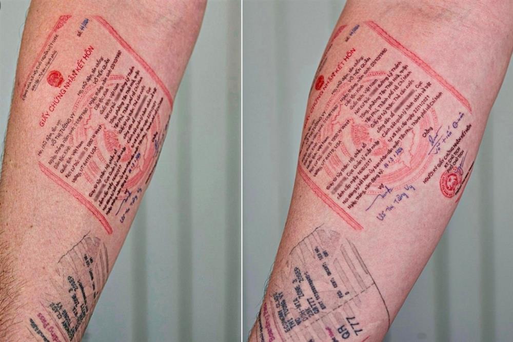 Xăm giấy đăng ký kết hôn lên tay, U50 tiết lộ lý do khiến dân mạng thổn thức-1
