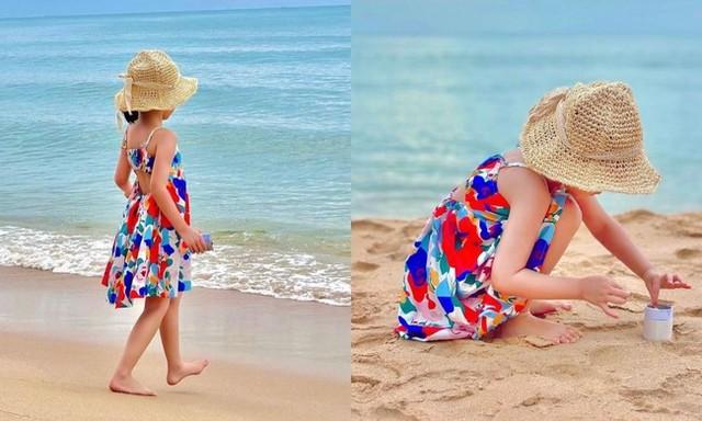 Thời trang mẹ con sao Việt: Hoa hậu Đặng Thu Thảo và con gái giản dị mà vẫn sang trọng-5