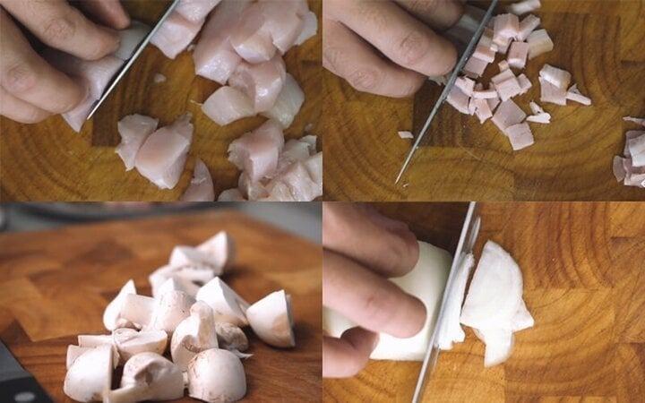 Cách làm mỳ Ý sốt kem nấm thơm béo-2