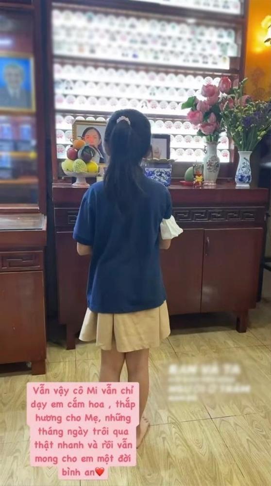Con gái Mai Phương tự tay làm một việc cho mẹ trong ngày giỗ khiến netizen cảm động-2