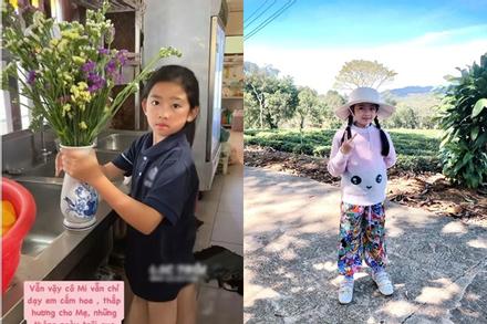Con gái Mai Phương tự tay làm một việc cho mẹ trong ngày giỗ khiến netizen cảm động