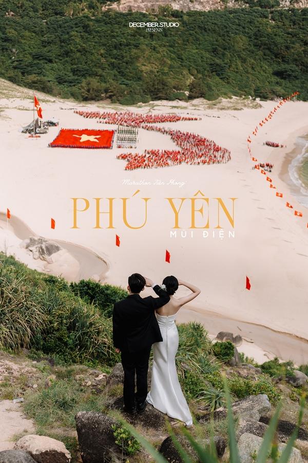 Cặp đôi vi vu Phú Yên, chụp ảnh cưới đúng khoảnh khắc Lễ Thượng cờ gây sốt MXH-1