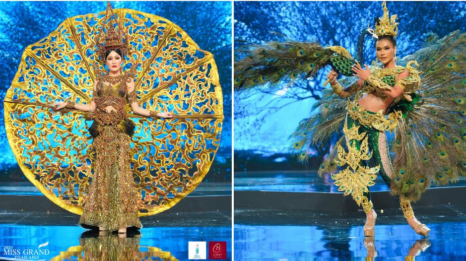 Loạt trang phục dân tộc độc, lạ của Hoa hậu Hòa bình Thái Lan 2024-15