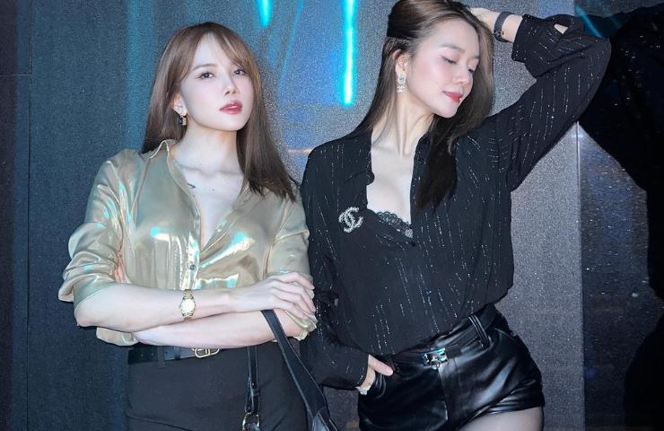 Mốt áo sơ mi buông cúc khoe vòng 1 hot trở lại: Ai mặc đẹp nhất?-5