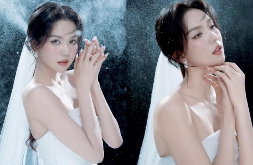 Ngọc Trinh diện váy cưới đẹp lộng lẫy, dân tình rần rần hóng chú rể-3