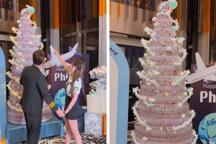 Vợ tặng chồng chiếc bánh kem sinh nhật trị giá 1,5 tỷ gây sốc-1