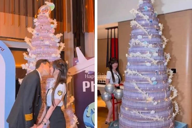 Vợ tặng chồng chiếc bánh kem sinh nhật trị giá 1,5 tỷ gây sốc-2