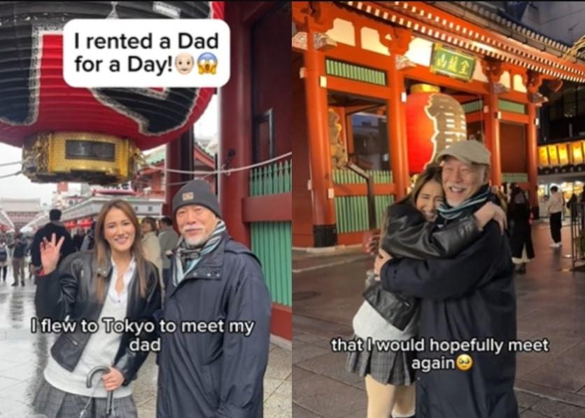 Thuê người đóng giả làm cha, cô gái có trải nghiệm không thể quên-1