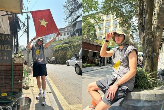 Ngôi sao Hàn Quốc khoe ảnh ở Sa Pa sau khi ăn phở, uống bia vỉa hè Hà Nội