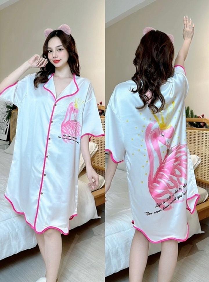 Các mẫu váy mặc ở nhà giúp bạn nữ trẻ trung, đáng yêu-3