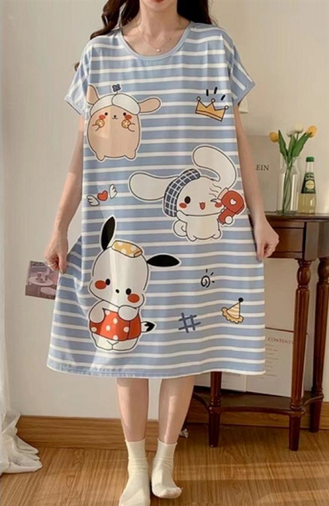 Các mẫu váy mặc ở nhà giúp bạn nữ trẻ trung, đáng yêu-7