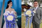 Vợ chồng Quang Hải - Chu Thanh Huyền lại có bó hoa cưới độc lạ gây xôn xao