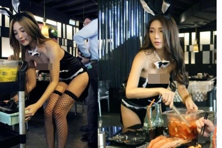 Mô hình mặc gợi cảm câu khách mua hàng gây ồn ào vì phản cảm-5