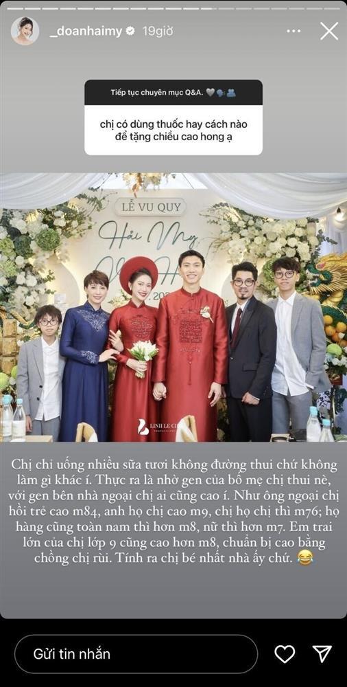 Doãn Hải My chia sẻ bí quyết sở hữu chiều cao 1m7-1