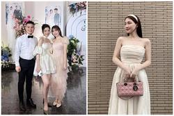 Dự đám cưới Quang Hải, Hòa Minzy chiều cao khiêm tốn nhưng khán giả vẫn mê vì sắc vóc gợi cảm