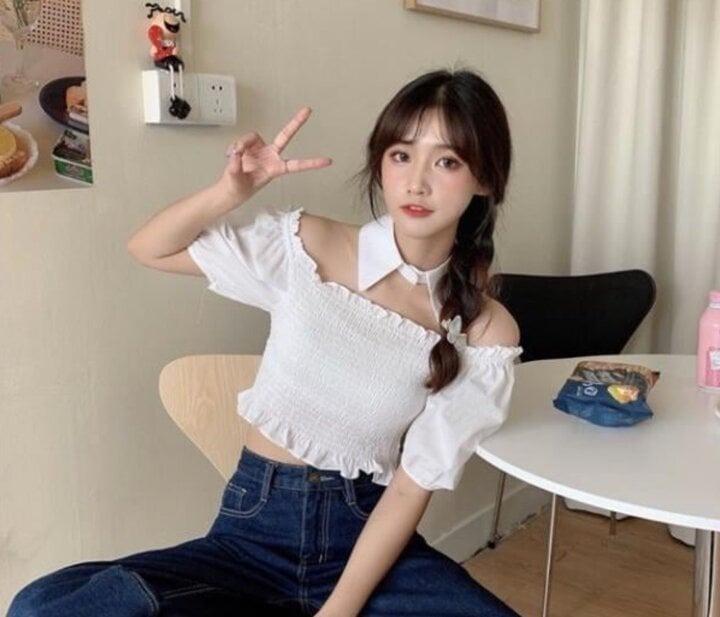 Những kiểu áo hở vai làm mưa làm gió thời gian qua-1