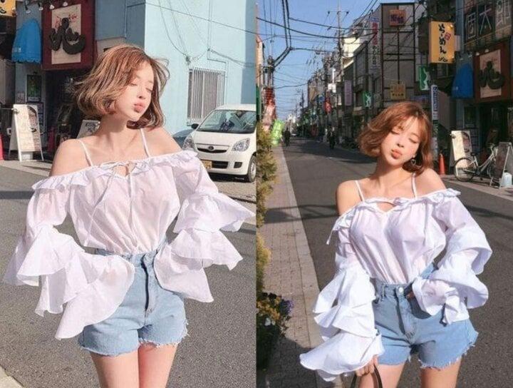 Những kiểu áo hở vai làm mưa làm gió thời gian qua-2