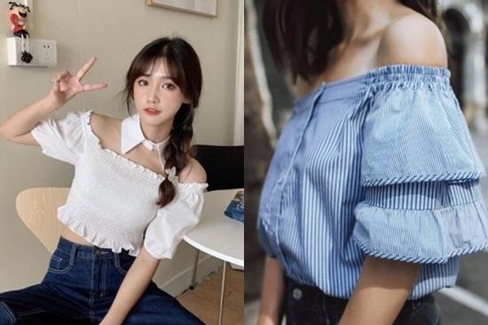 Những kiểu áo hở vai 'làm mưa làm gió' thời gian qua