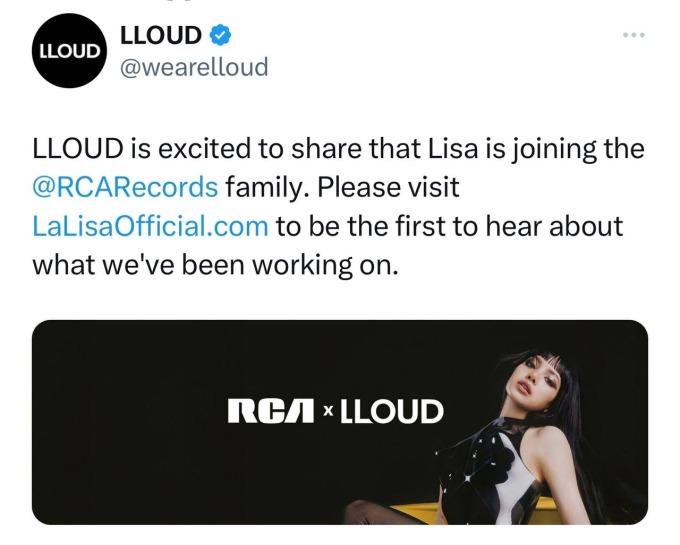 Lisa (BLACKPINK) công bố gia nhập hãng thu âm của Mỹ nhưng tạo hình bốc lửa mới là điểm nhấn!-2