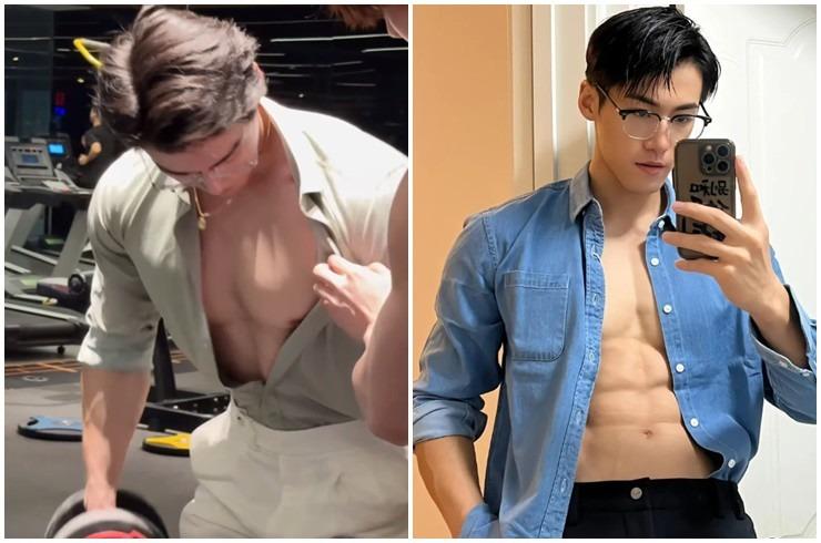 Người đàn ông hot nhất MXH: Mặc áo sơ mi tập gym, như tổng tài xé sách bước ra-4