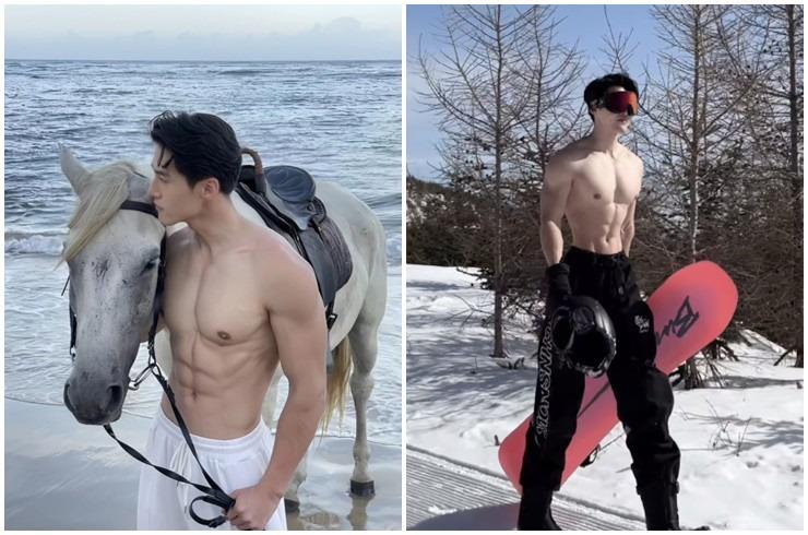 Người đàn ông hot nhất MXH: Mặc áo sơ mi tập gym, như tổng tài xé sách bước ra-5