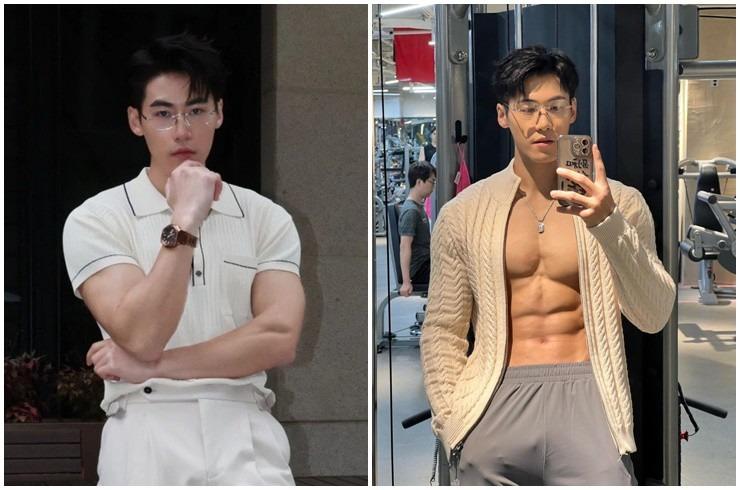 Người đàn ông hot nhất MXH: Mặc áo sơ mi tập gym, như tổng tài xé sách bước ra-6