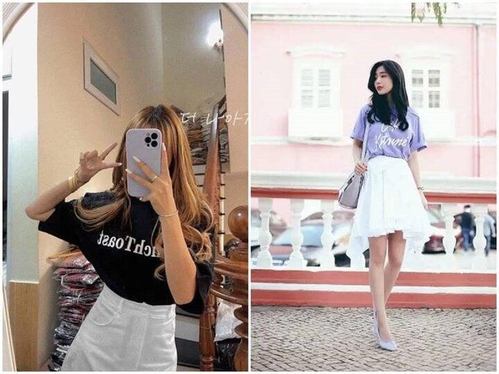 Mách bạn những cách mix đồ với các kiểu chân váy màu trắng tinh tế-4