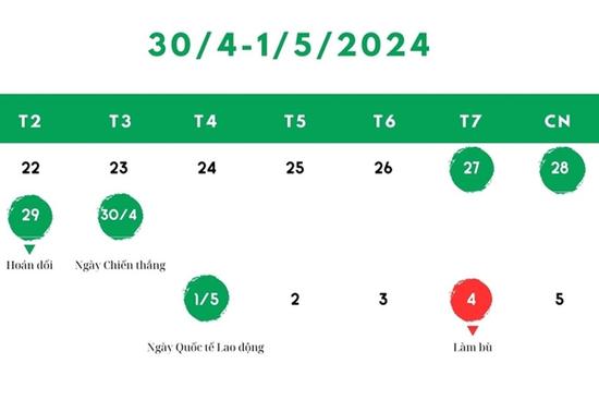 Chính thức: Thủ tướng đồng ý nghỉ 5 ngày dịp lễ 30/4-1/5