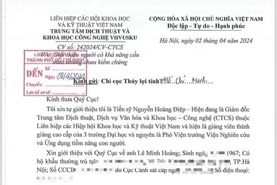 Xôn xao văn bản giới thiệu người có khả năng cầu mưa cho TP HCM