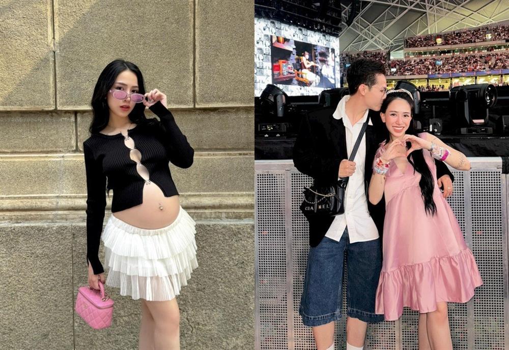 Hai mẹ bầu xinh đẹp, sành điệu gây sốt khi đứng chung khung hình-9