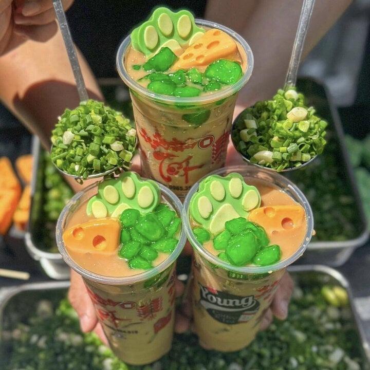 Đu trend trà sữa hành lá, người trẻ ăn uống khó hiểu hay chiêu trò của quán?-1