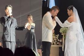 Minh Tú nghẹn ngào suýt khóc khi Hoà Minzy - Đức Phúc hát 'thánh ca cầu hôn'