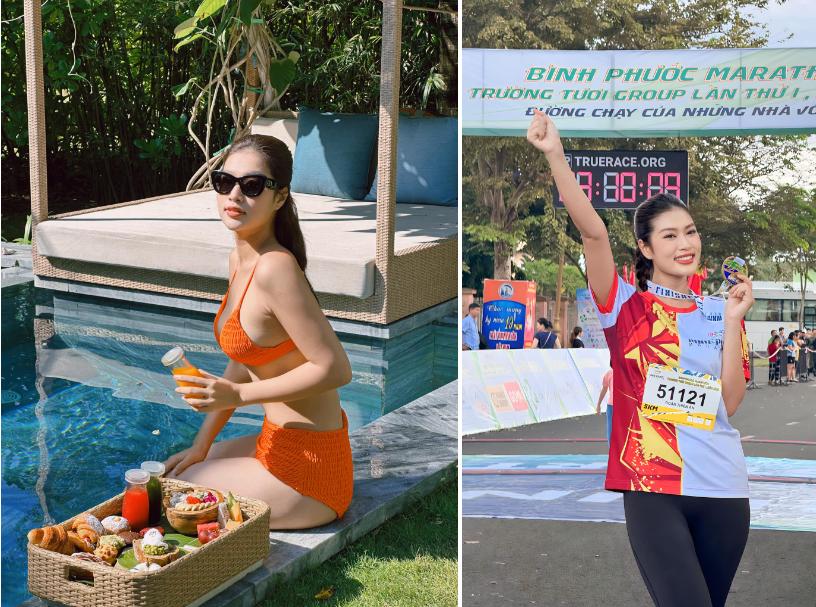 Hoa hậu Việt từng bị miệt thị vì nặng 75kg, nay lột xác đẹp quyến rũ nhờ boxing, gym-6