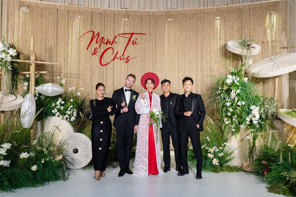 Dự đám cưới Minh Tú, Nam Thư có loạt hành động ô dề phản cảm, vật lộn với Huỳnh Lập giành hoa cưới-3