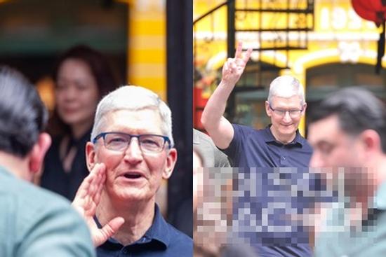 Những hình ảnh đầu tiên CEO Apple Tim Cook tại Việt Nam - rời khách sạn 5 sao, đi cafe phố cổ